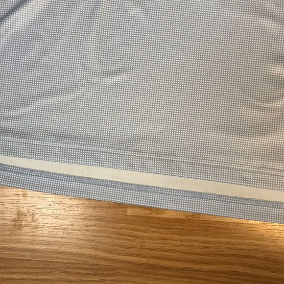 Mens Callaway Golf Short Sleeve Polo Shirt Light Blue Check Opti Dri Sz XL Light - Picture 5 of 11